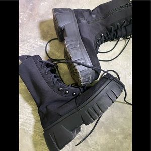DOLLS KILL COMBAT BOOTS